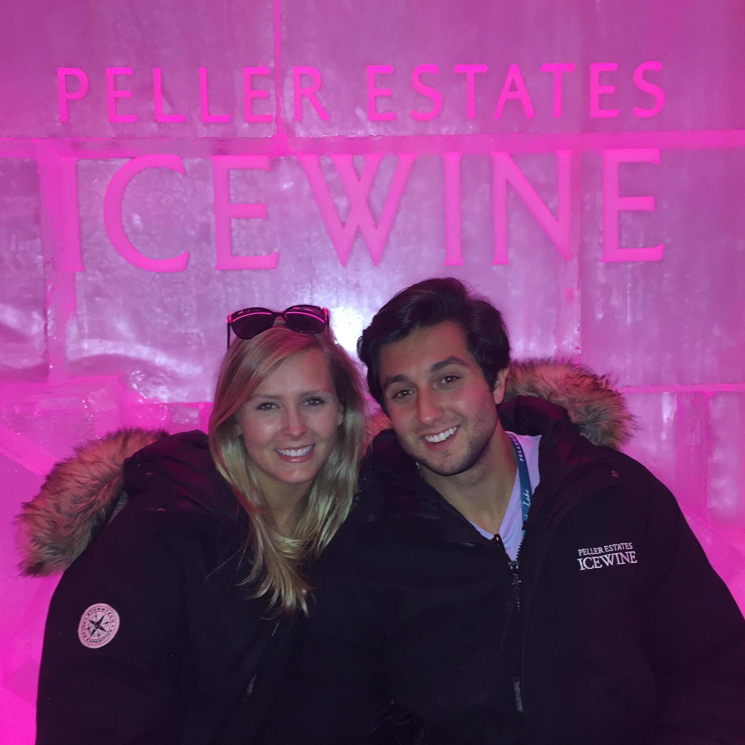 Visiting the wineries on Niagara on the Lake.