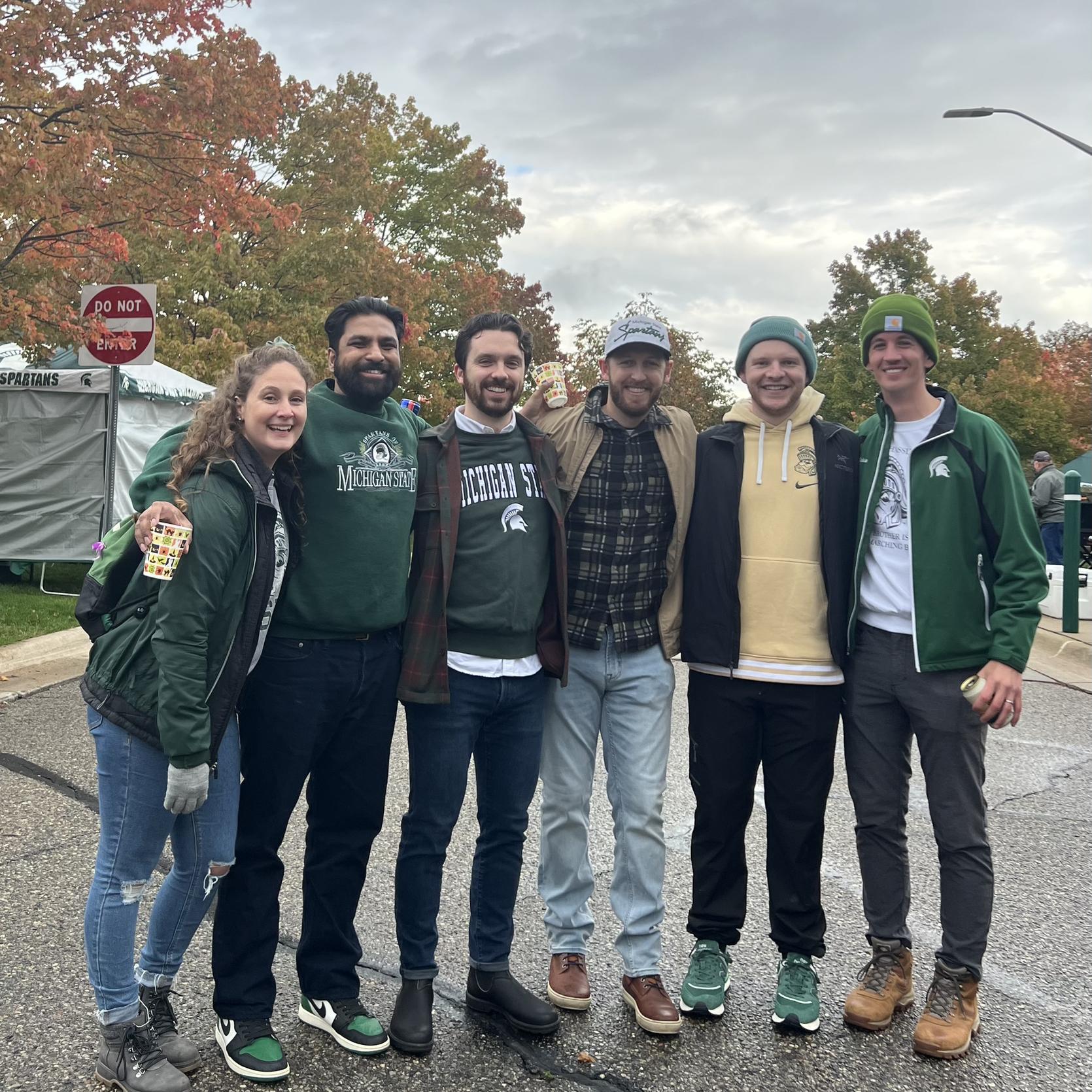 Michigan-Michigan State football game tailgate!