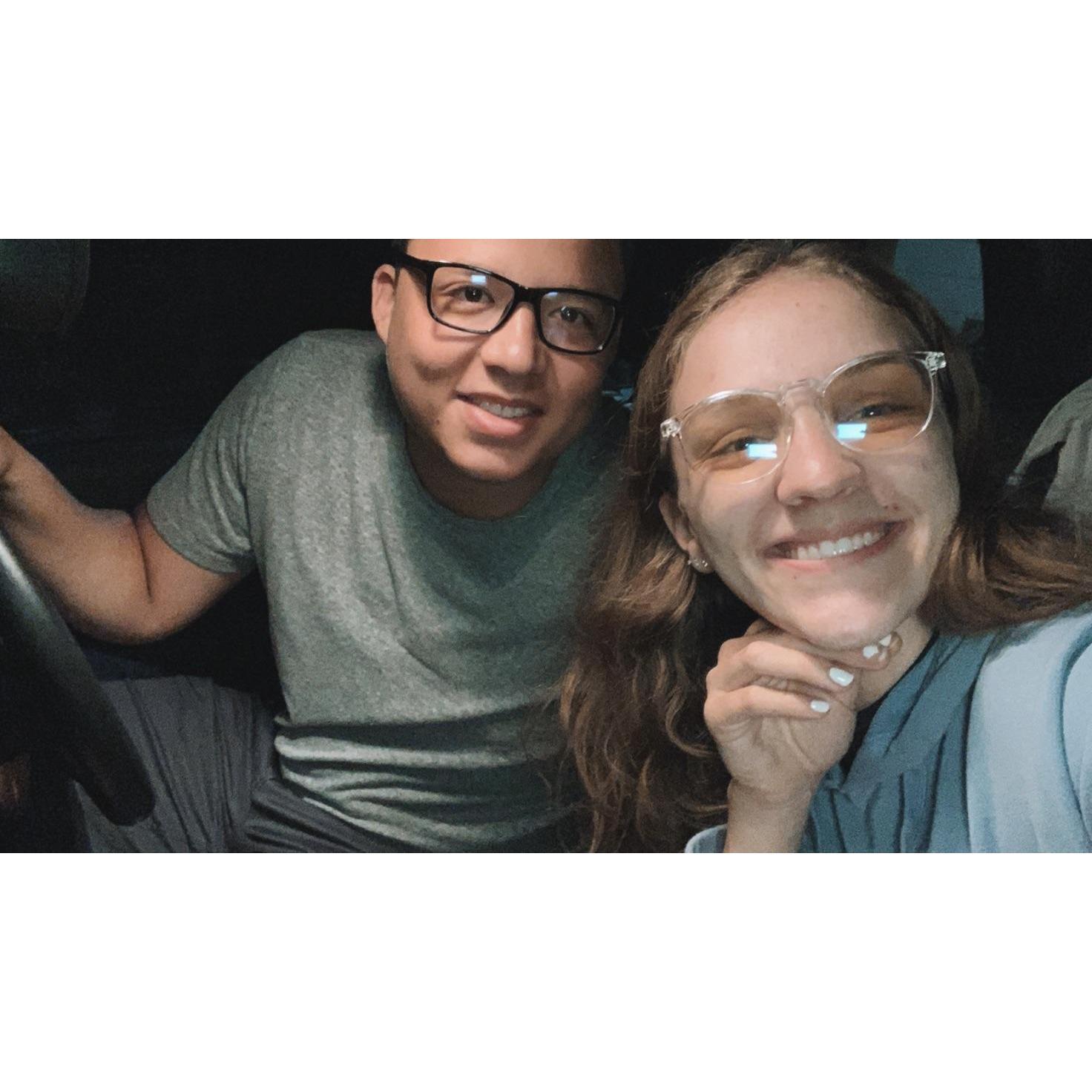 First looooong road trip driving just us!
