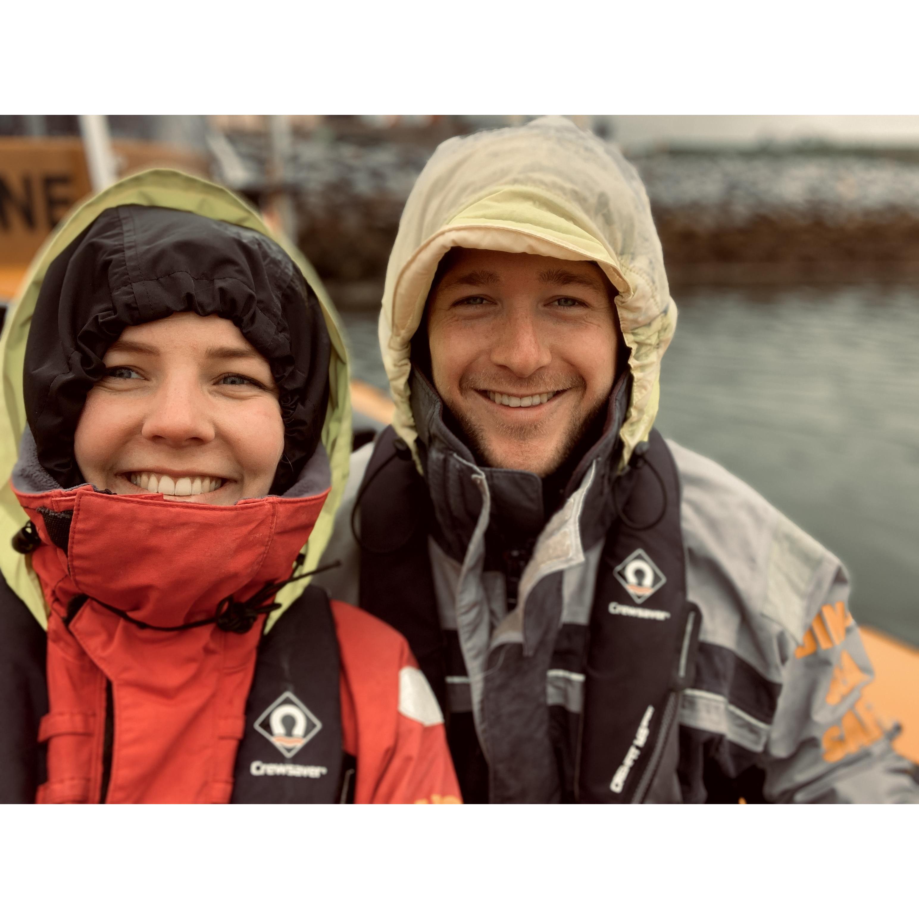 One of our greatest adventures on a small boat in the Atlantic Ocean for whale watching near Dingle, Ireland.
