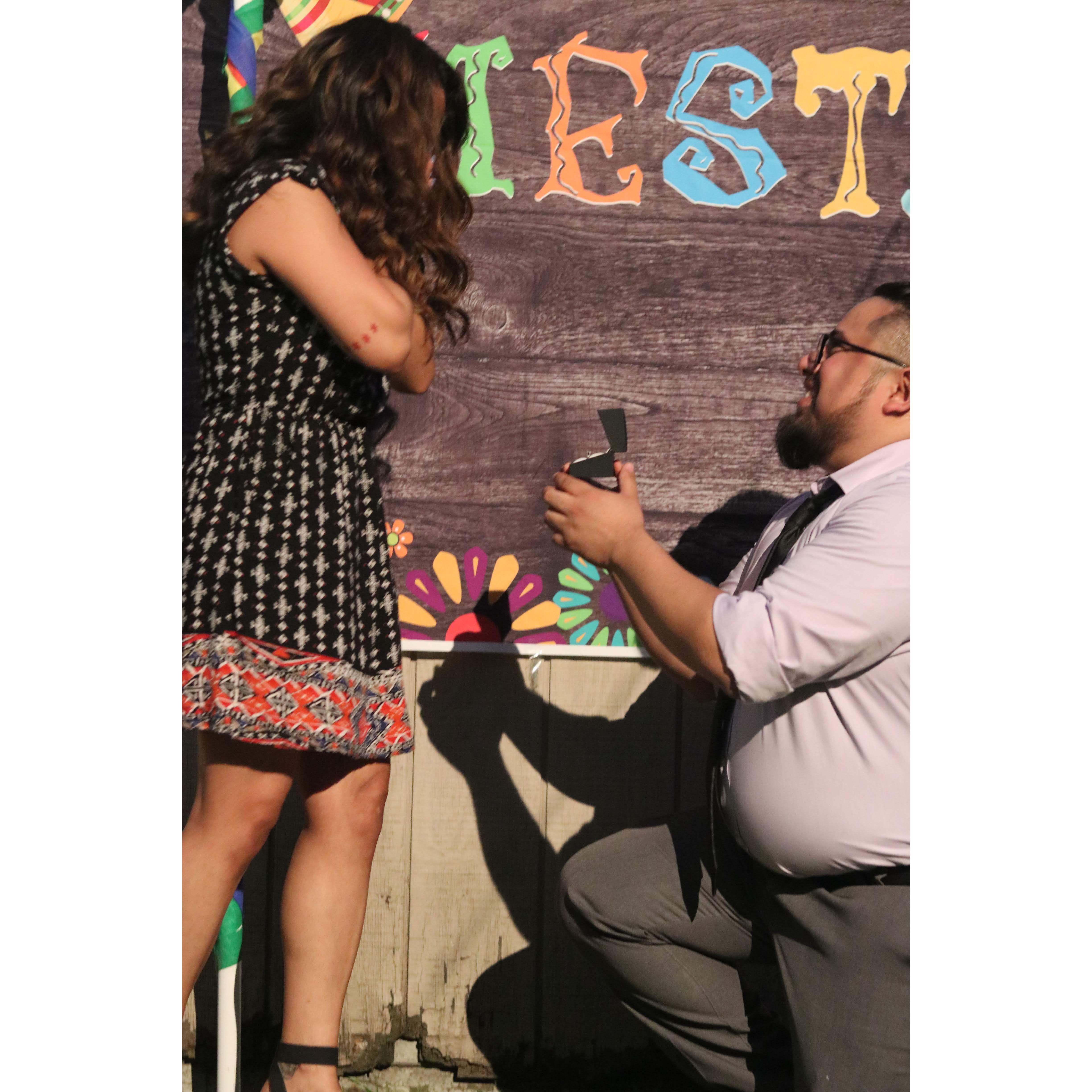 June 8, 2019 I said yes to the love of my life