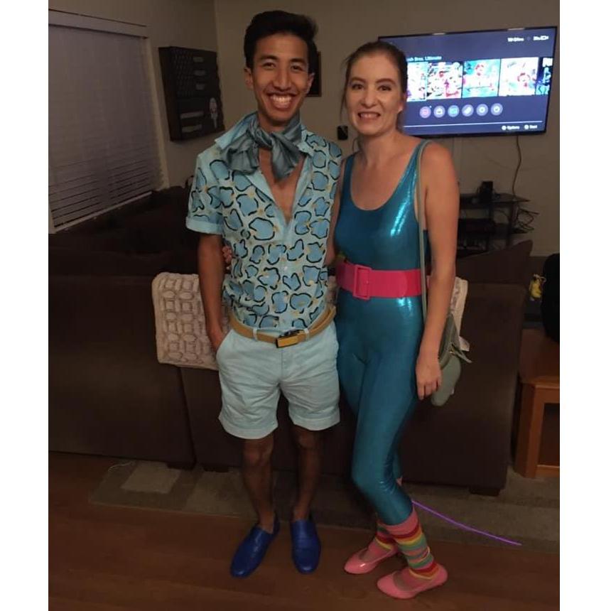 Workout Barbie & Safari Ken, Halloween 2019