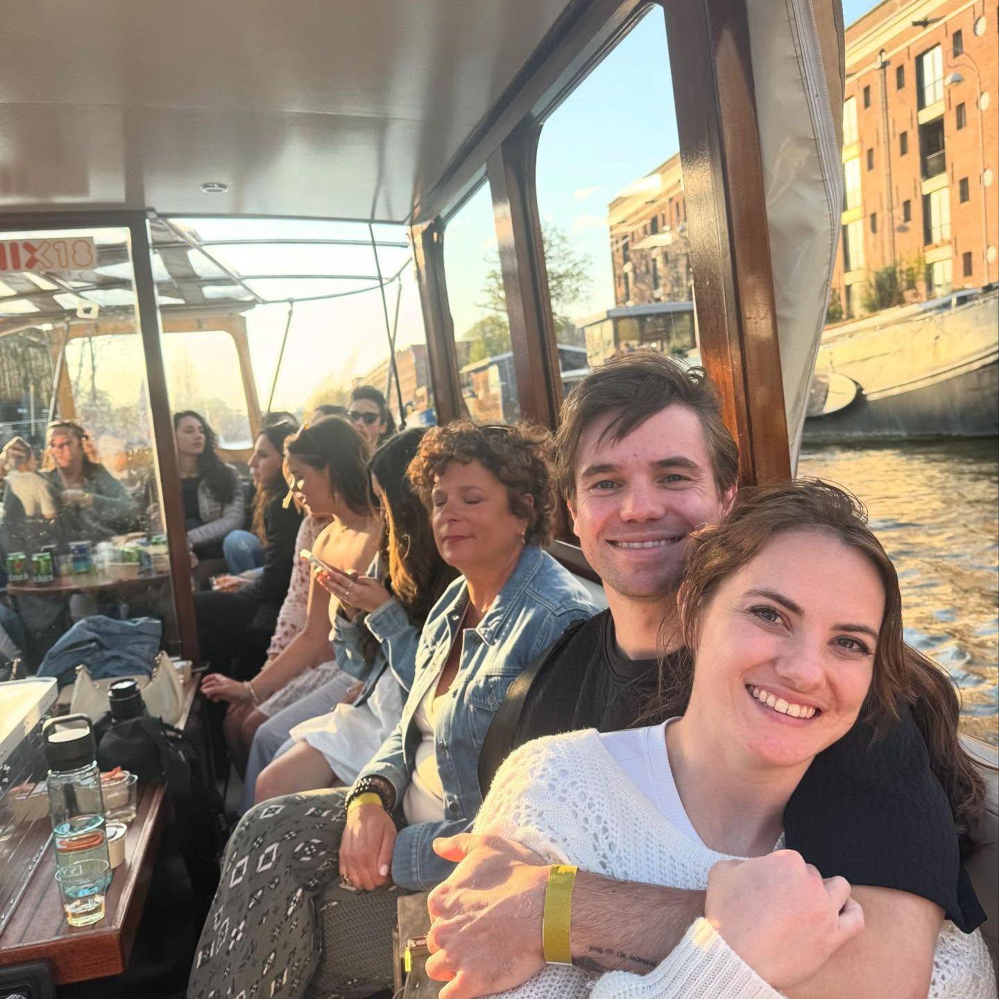 Canal cruise in Amsterdam