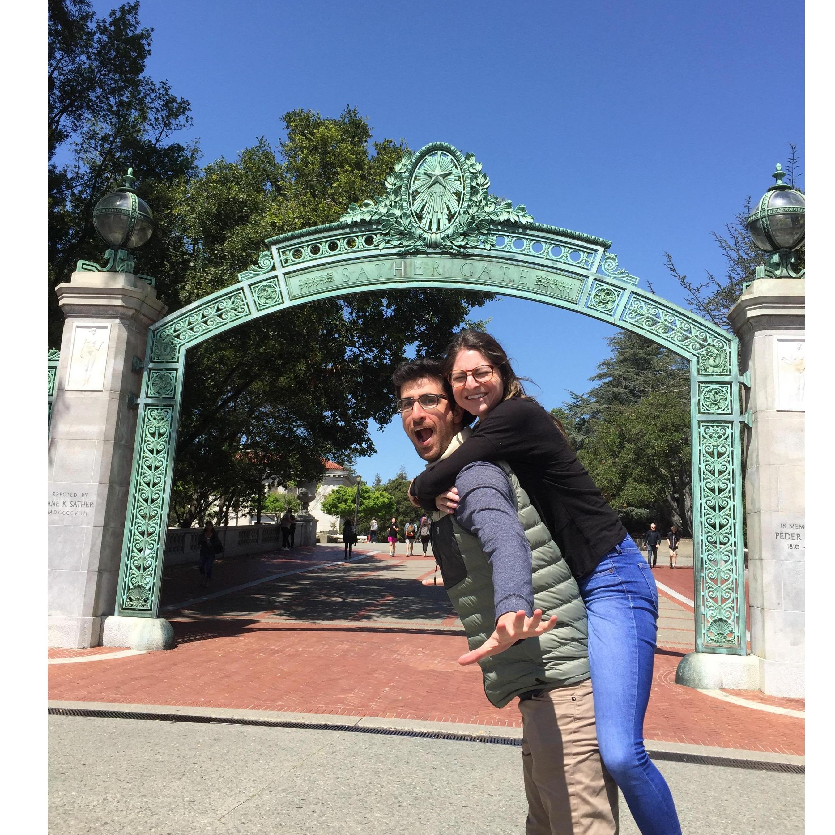 Visiting the UC-Berkeley (Cal) campus after wedding number 23