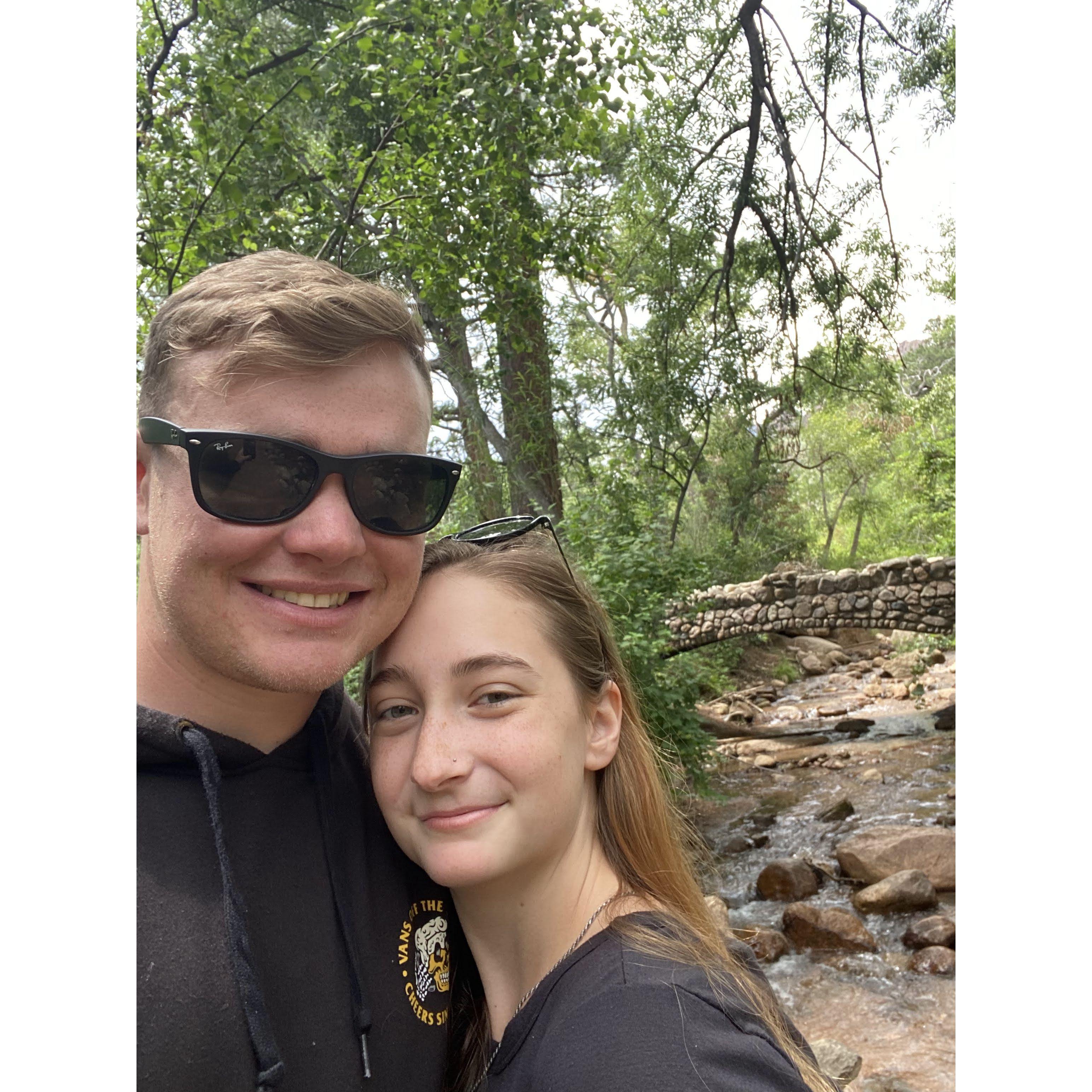 First time we explored our favorite hiking stop