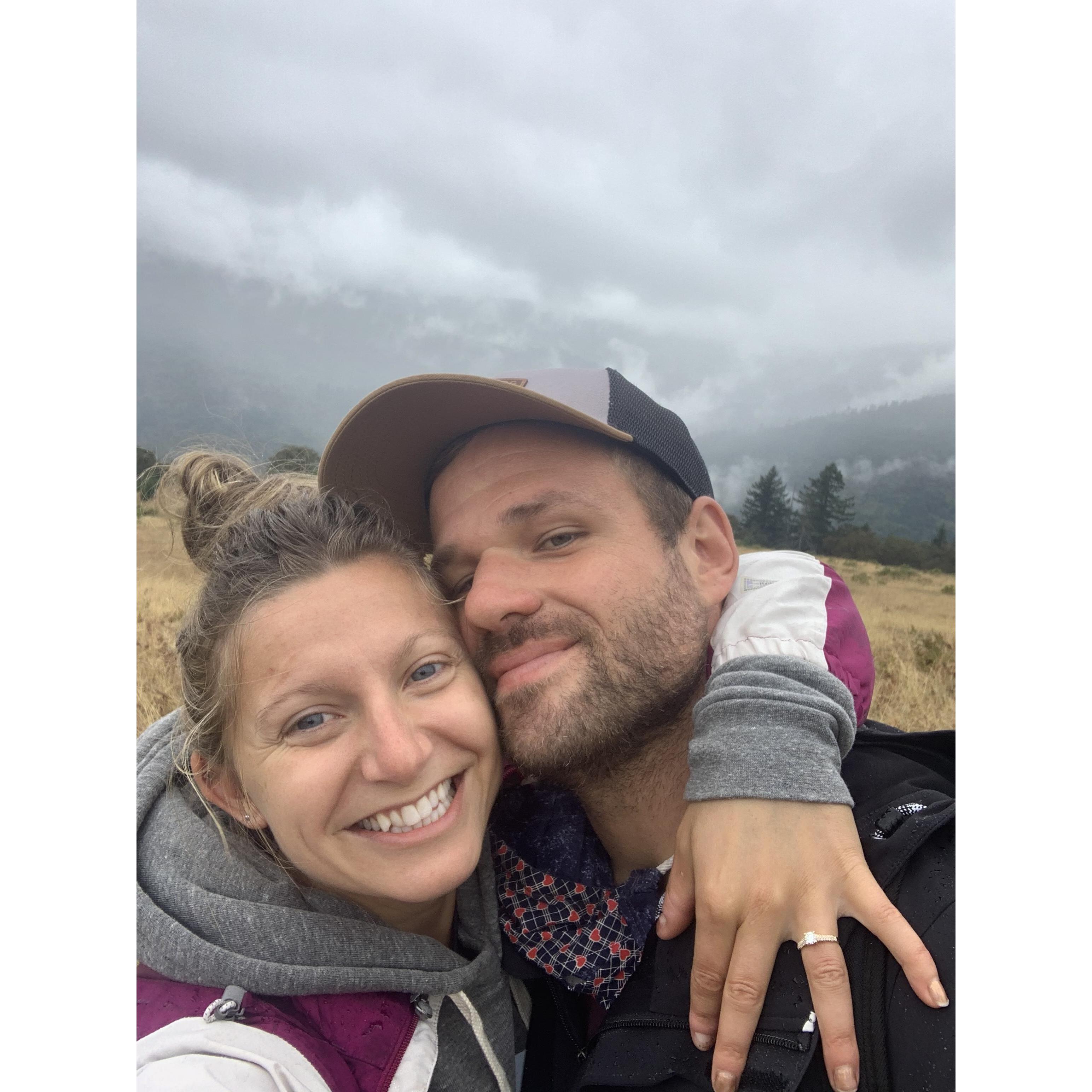 Moments after the proposal !