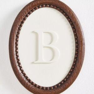 Emery Wood Monogram Gallery Wall Charm