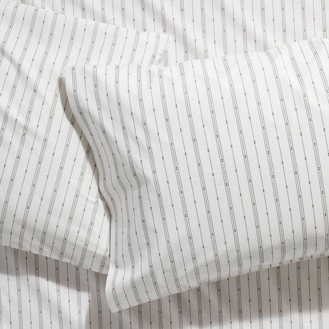 Neville Organic Grey King Pillowcases, Set of 2