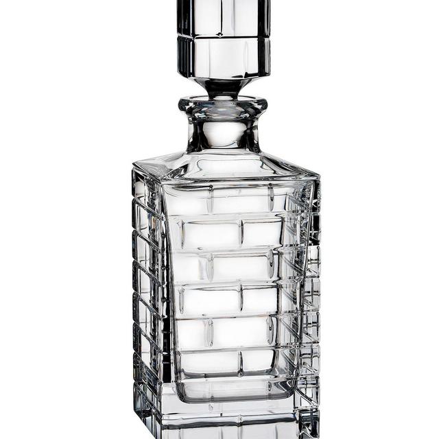 RogaskaQuoin Square Crystal Decanter 28-oz.