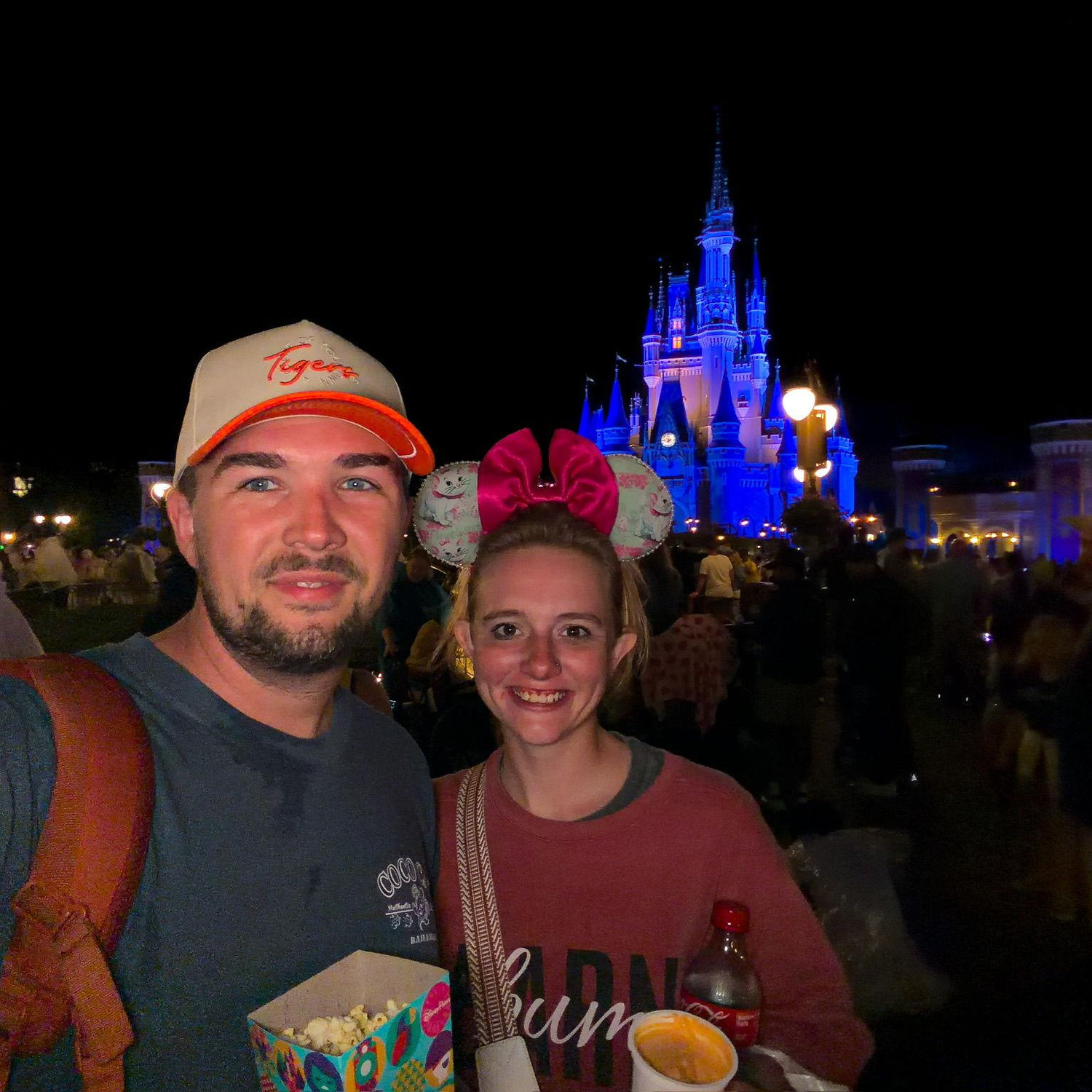 Castle selfie at Magic Kingdom!