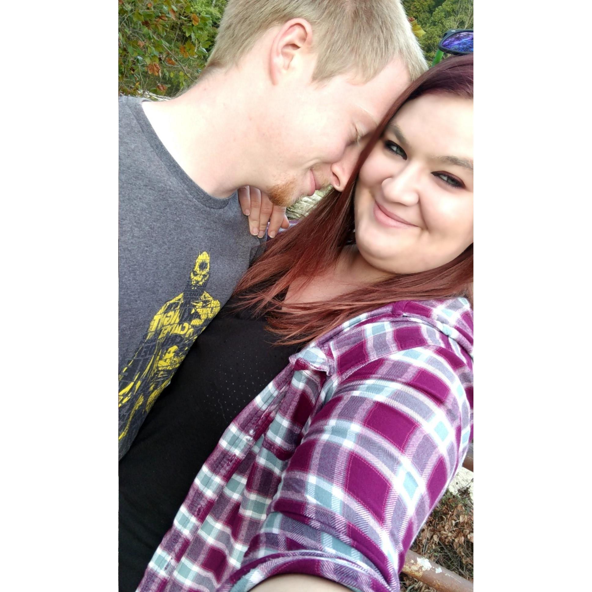 Hiking in the woods :)