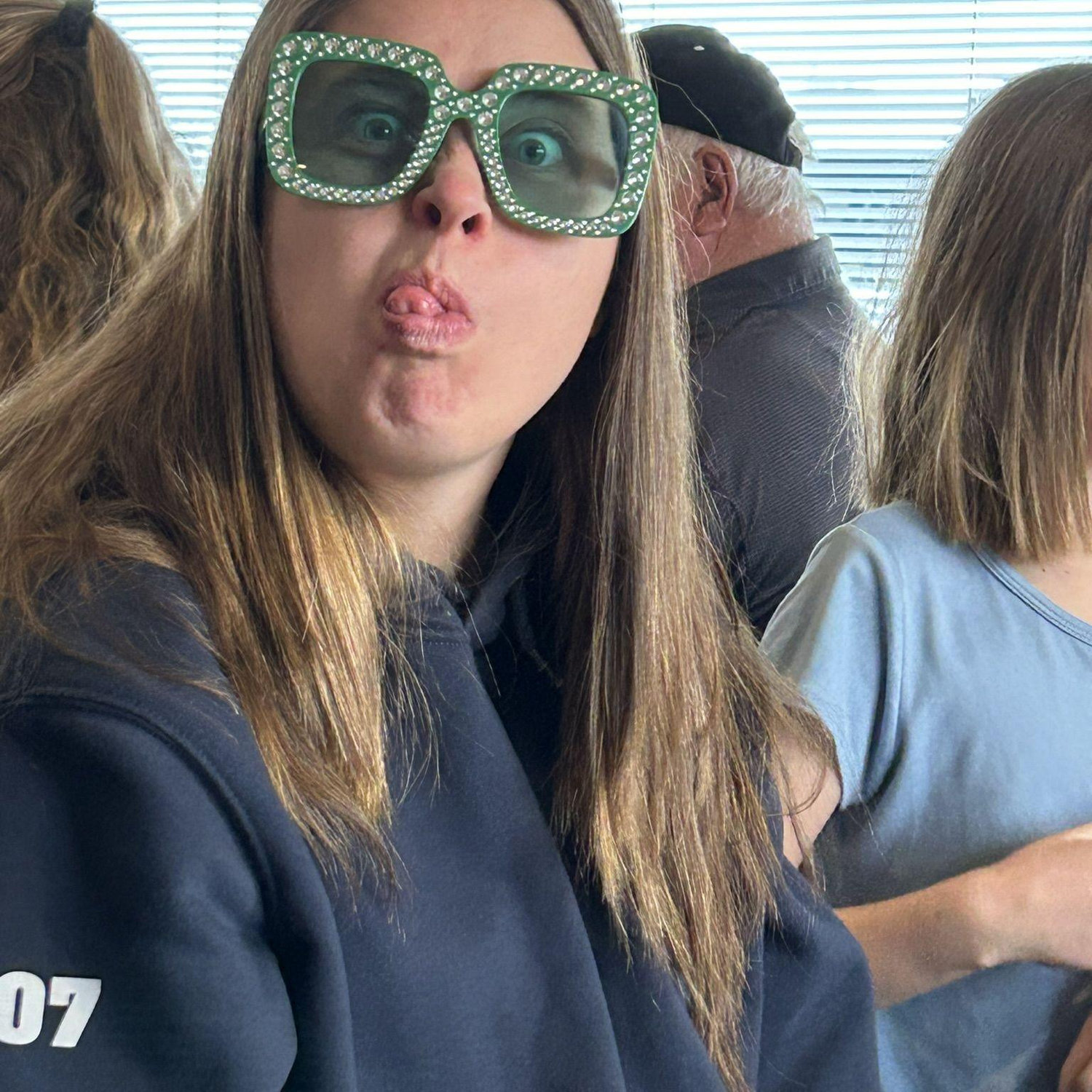 Kris in her natural state.