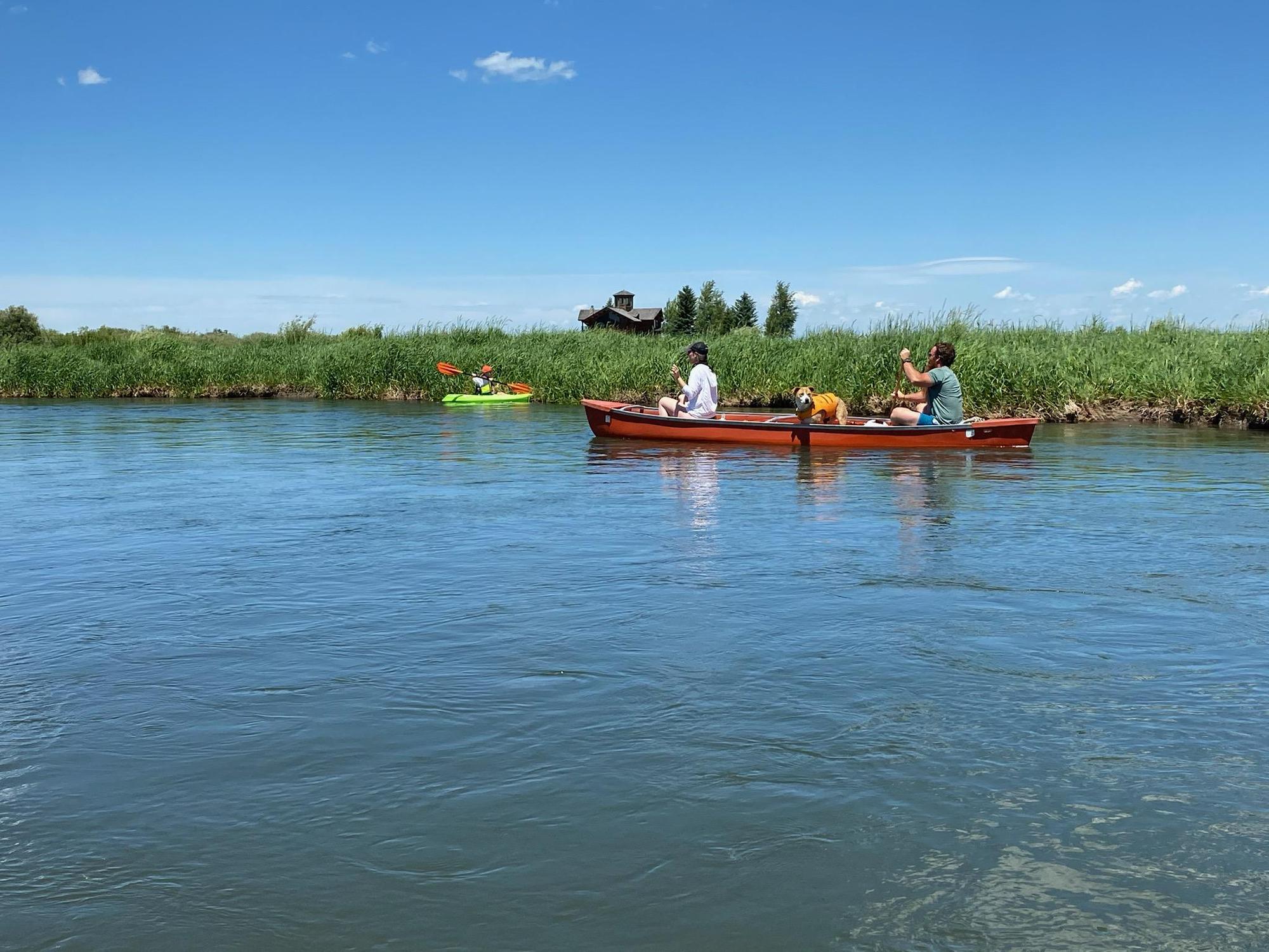 Teton river floating