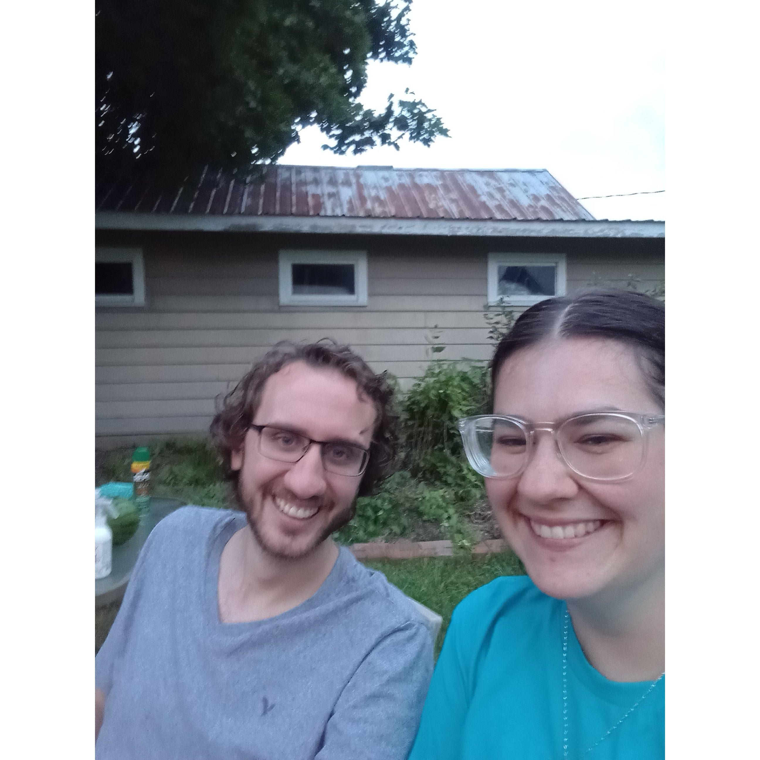 About to have a bonfire with family.