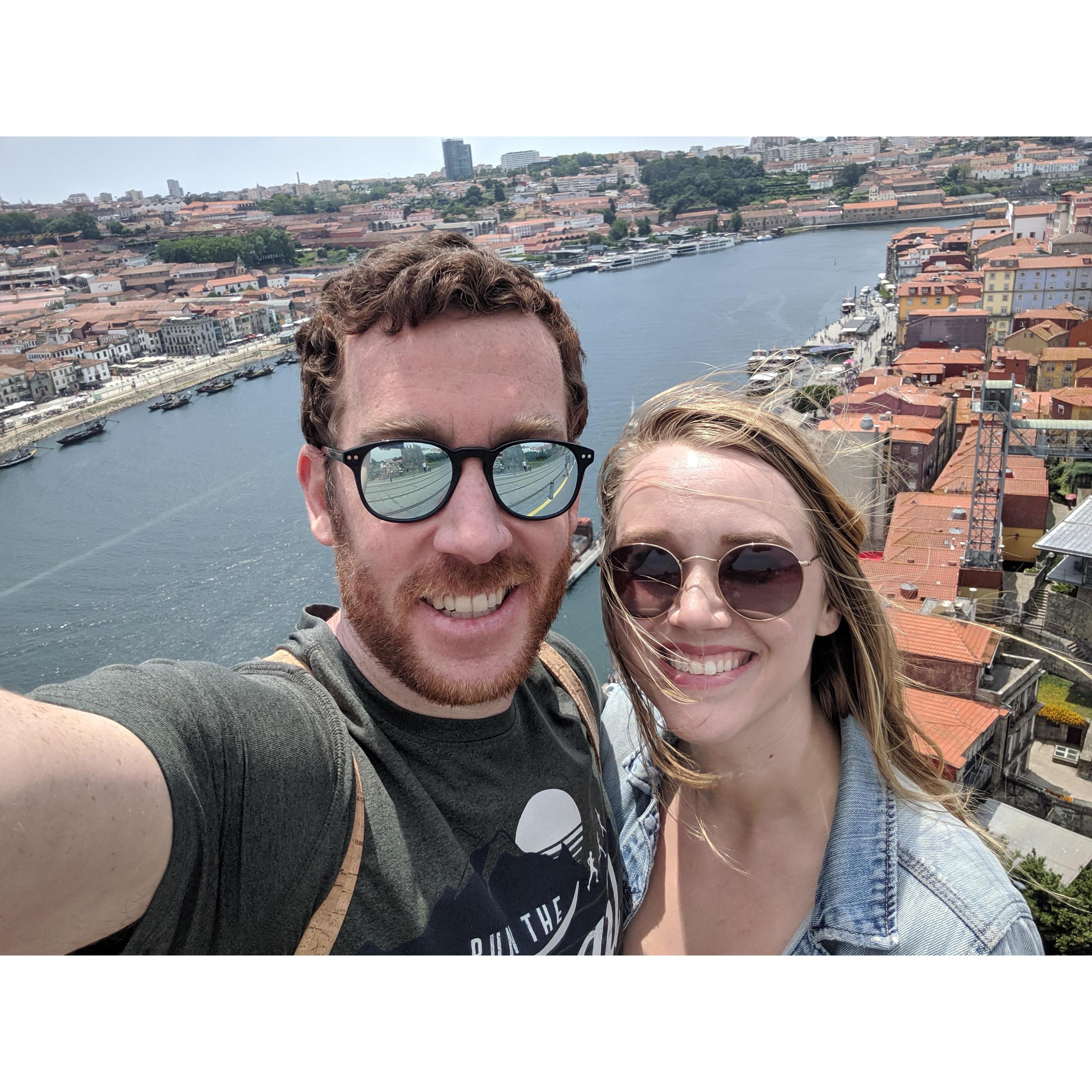 Overlooking the Douro River in Porto