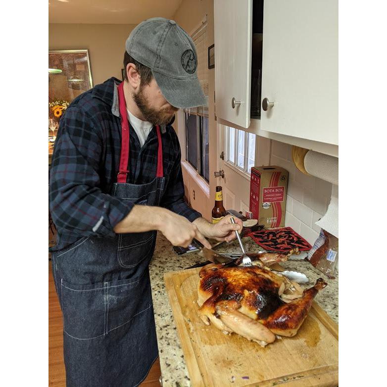 For our first Thanksgiving together in Austin, we got way too big of a turkey