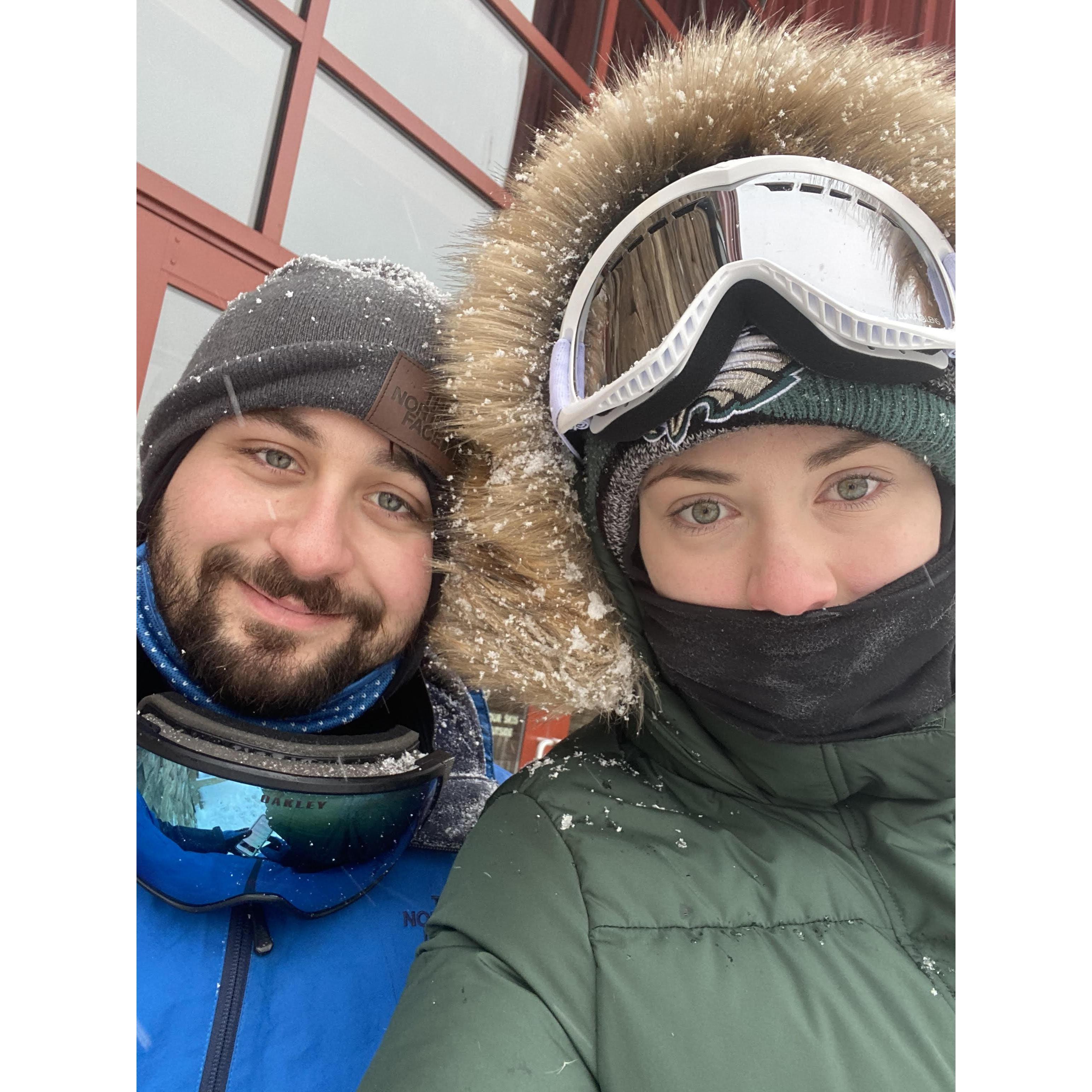 We did a lot of skiing in 2021!