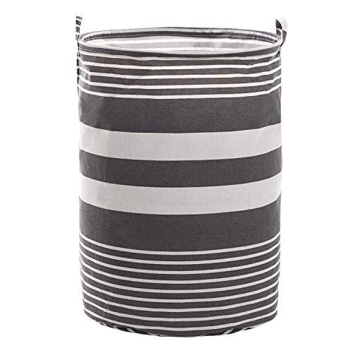 Haundry Collapsible Laundry Basket, 22'’ Tall Large Round Laundry Hamper for Clothes Storage