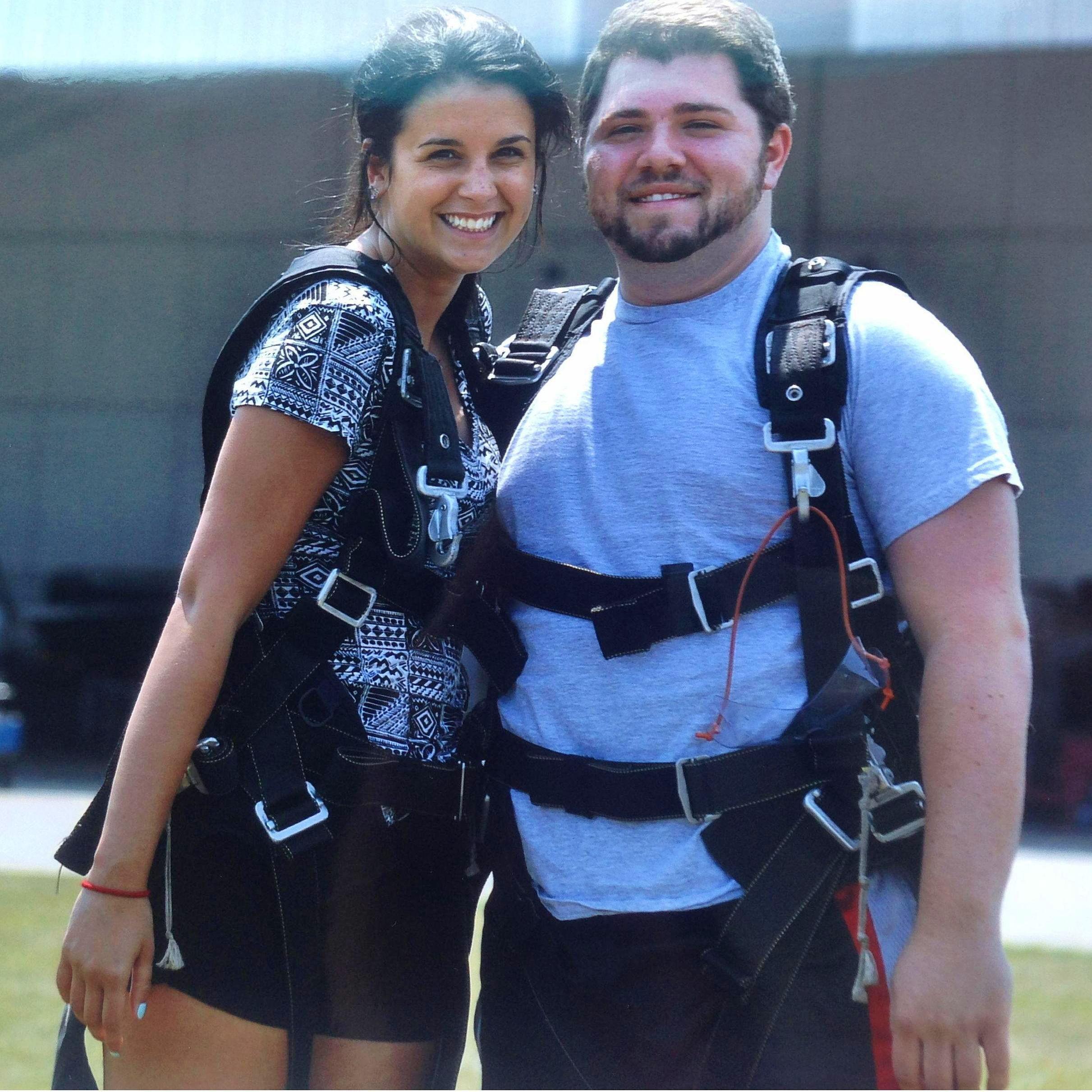 August 8, 2014; We jumped out of a plane