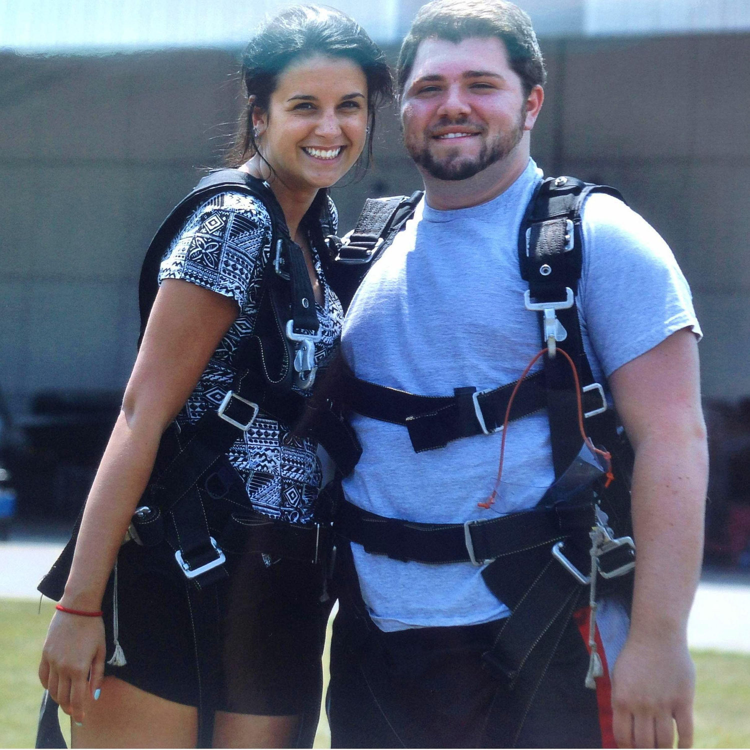 August 8, 2014; We jumped out of a plane