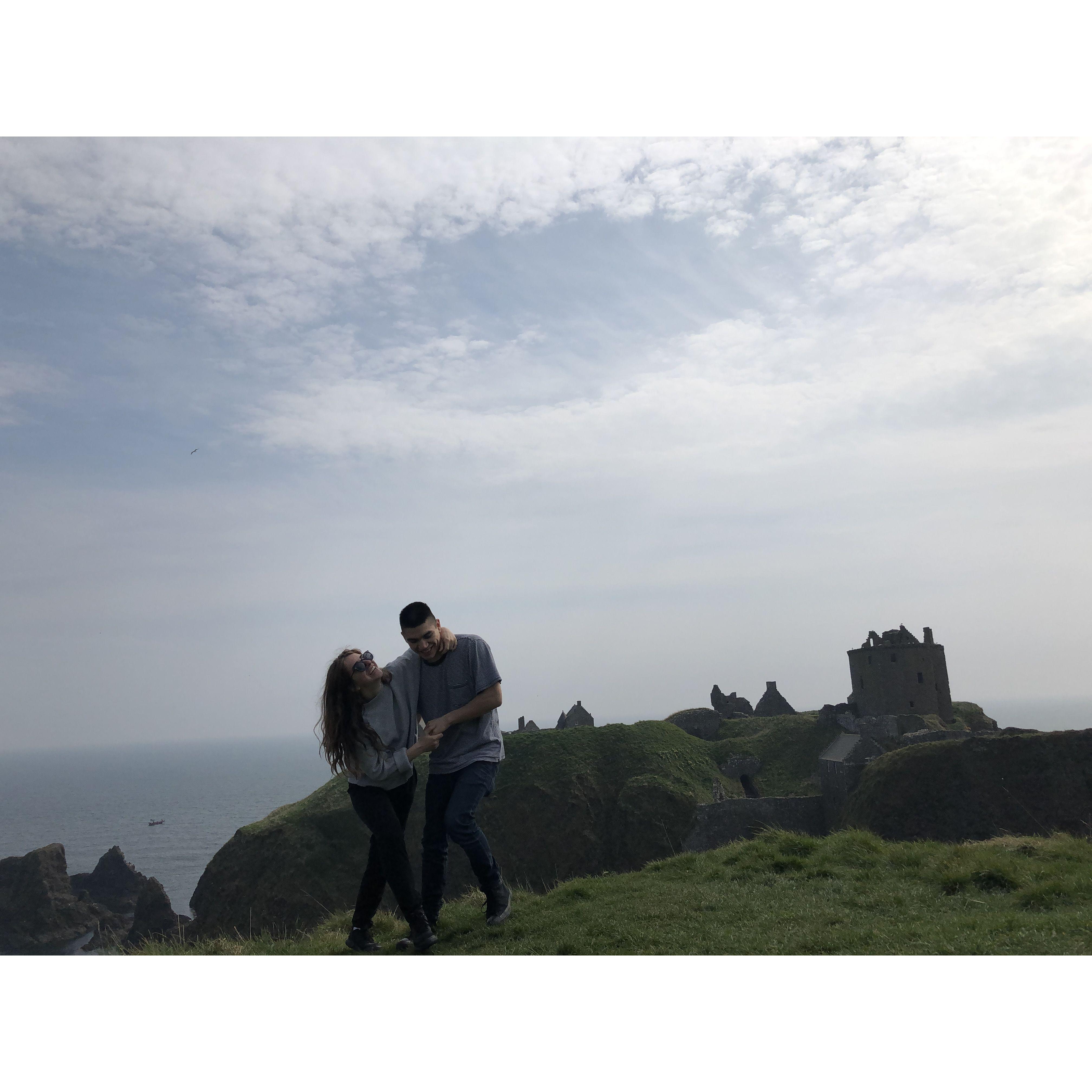 Dunnottar Castle ruins, Scotland 2019