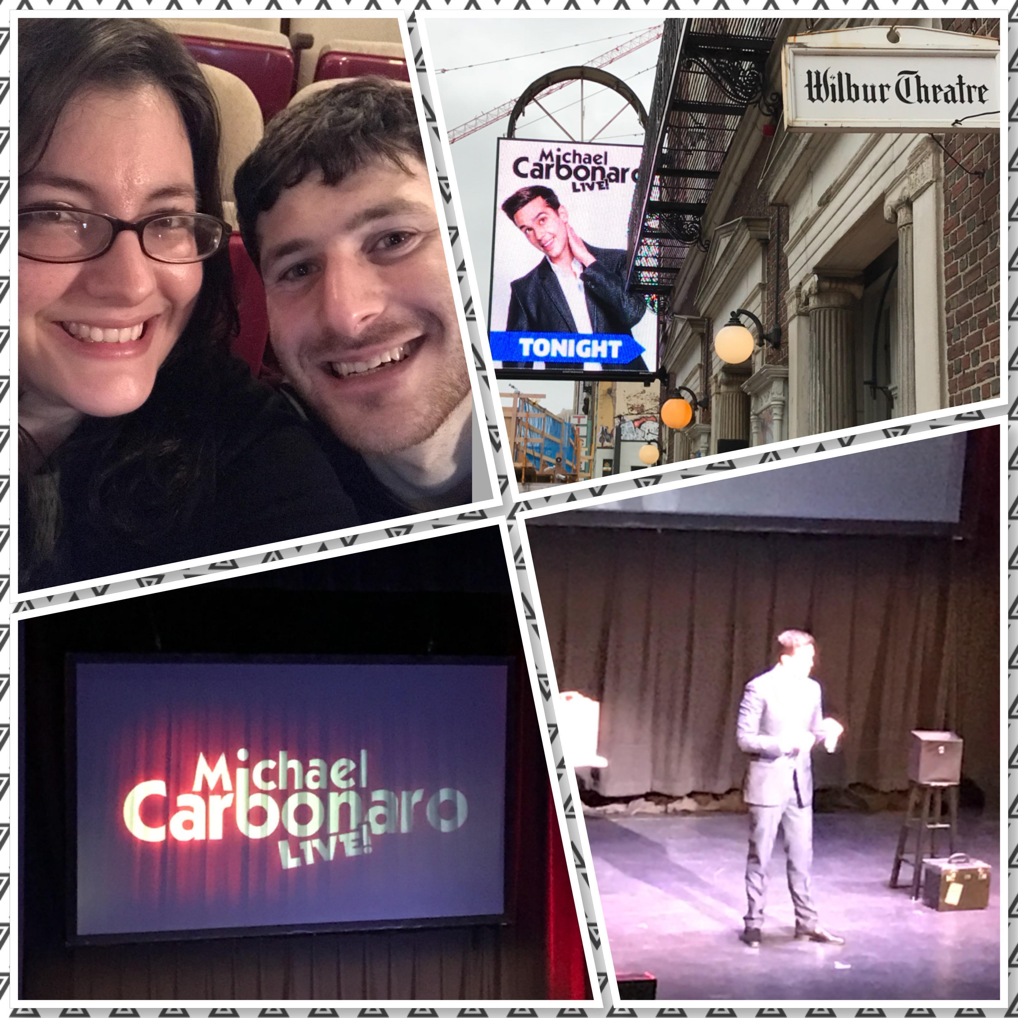 Us at Michael Carbonaro Live in 2018! One of the greatest shows we've ever seen!