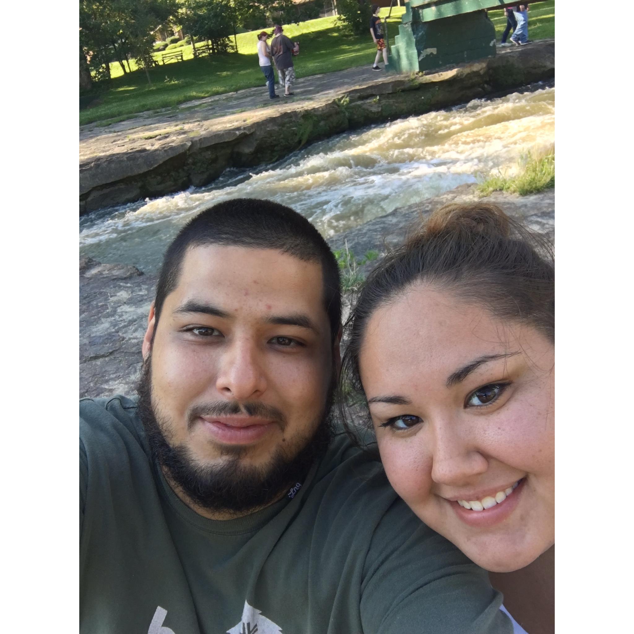 At Pendleton Falls one of our favorite parks