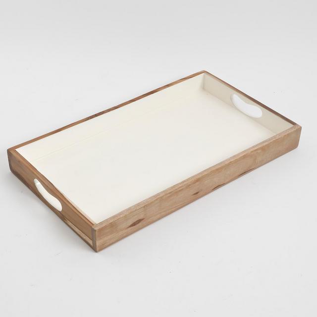Gibson Laurie Gates Enamel & Wood Tray