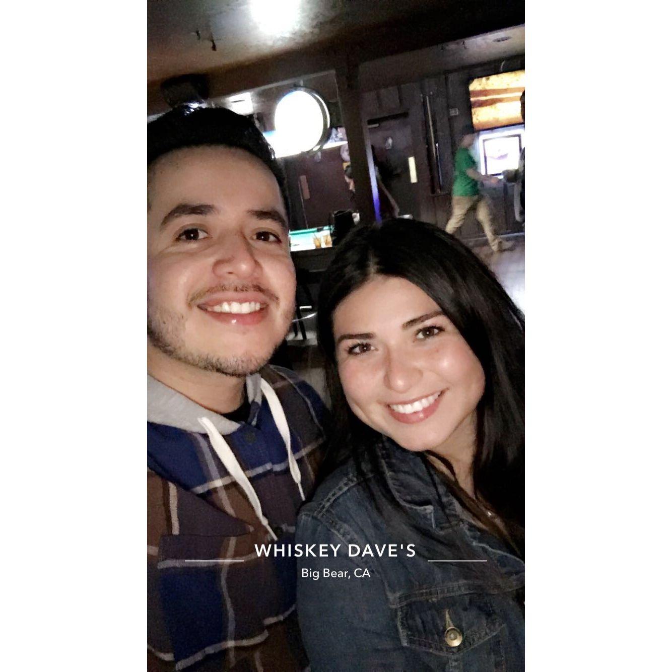 Our first weekend trip together to Big Bear (2017)