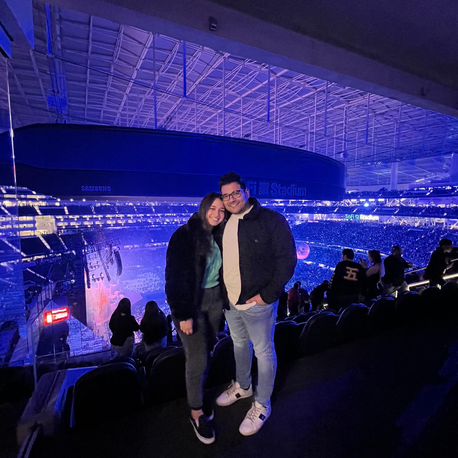 Our first American concert together