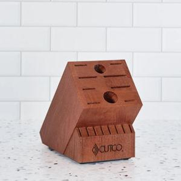 Cherry Homemaker + 8 Set Block (18-Slot) | Wood Knife Storage by Cutco