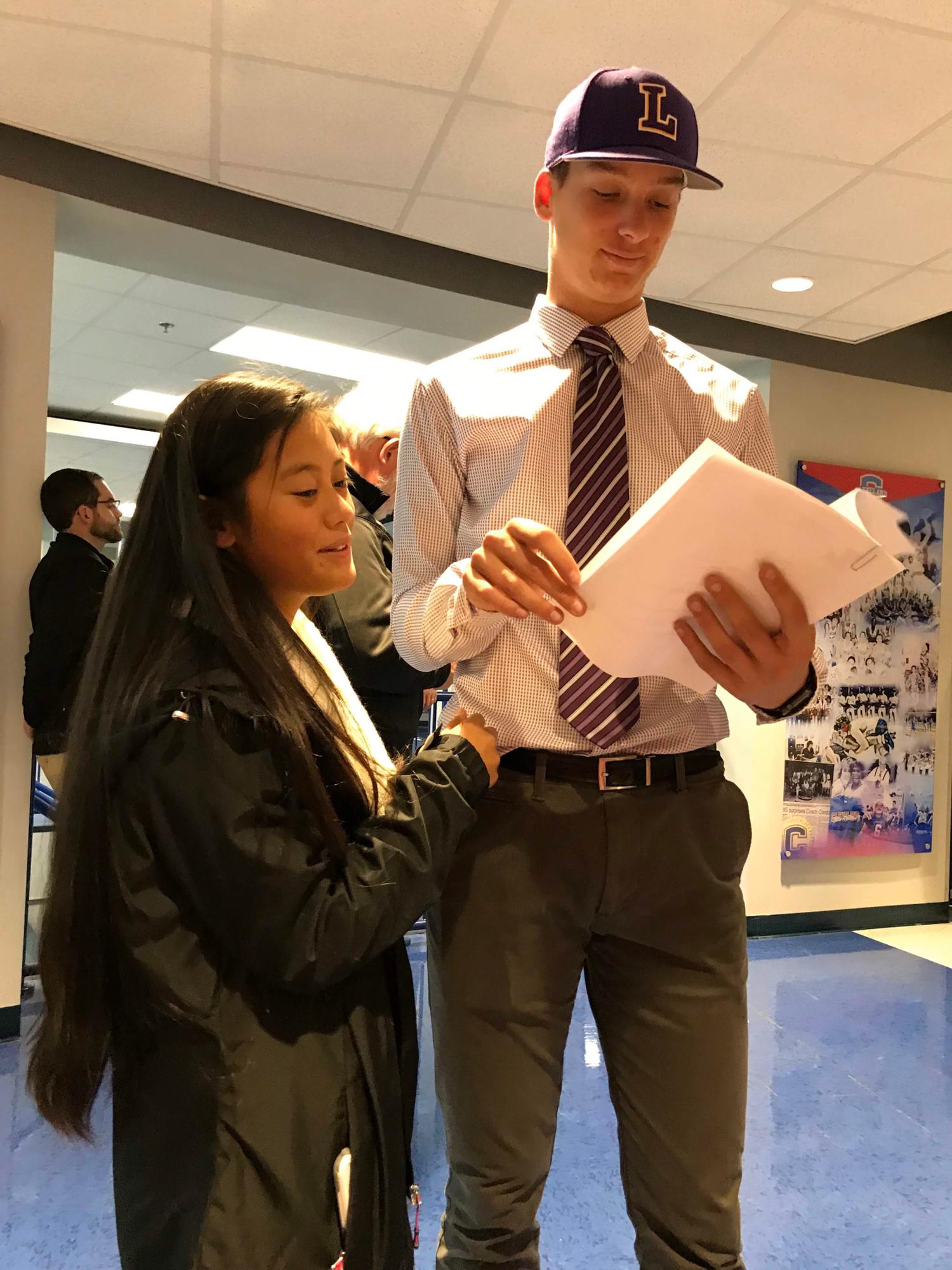 Patrick’s signing day (November 2018)