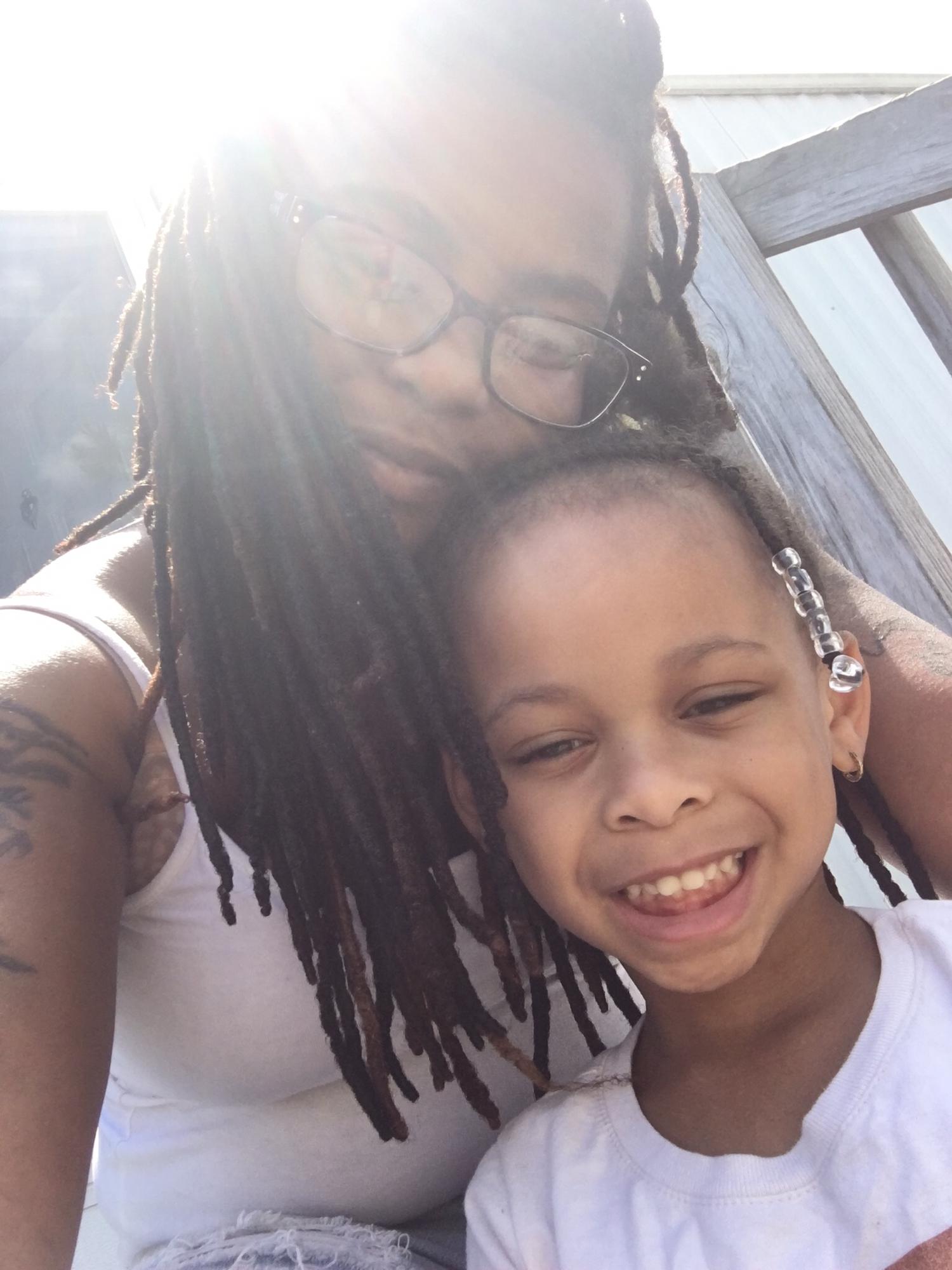 I didn't give birth to her but I'm so blessed to say she also calls me her momma #2❤️ The three of us go real hard for our little girl!!!!