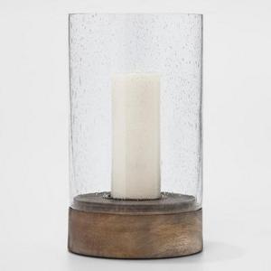 Wood and Glass Hurricane Large - Threshold™