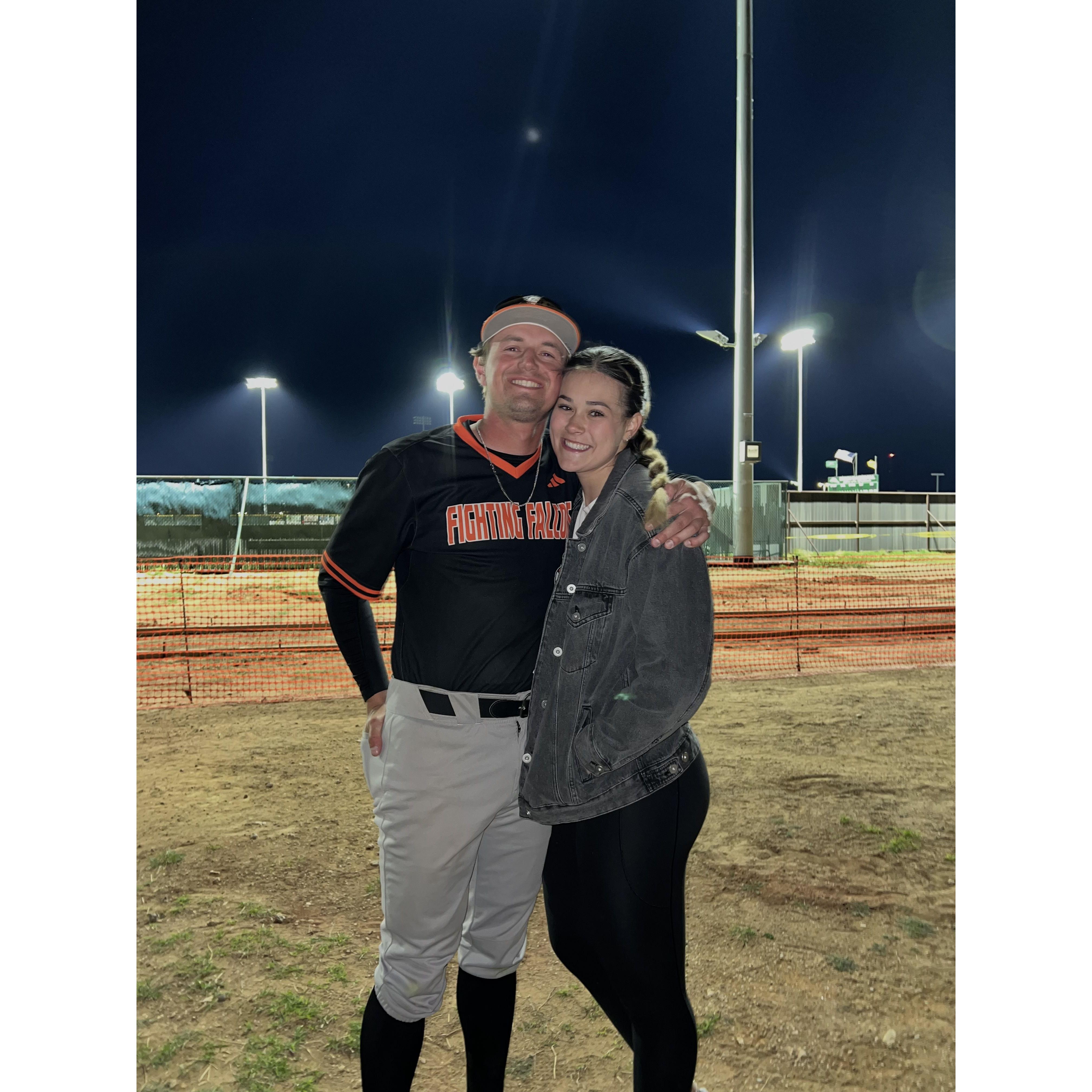 Baseball game in Portales, NM.