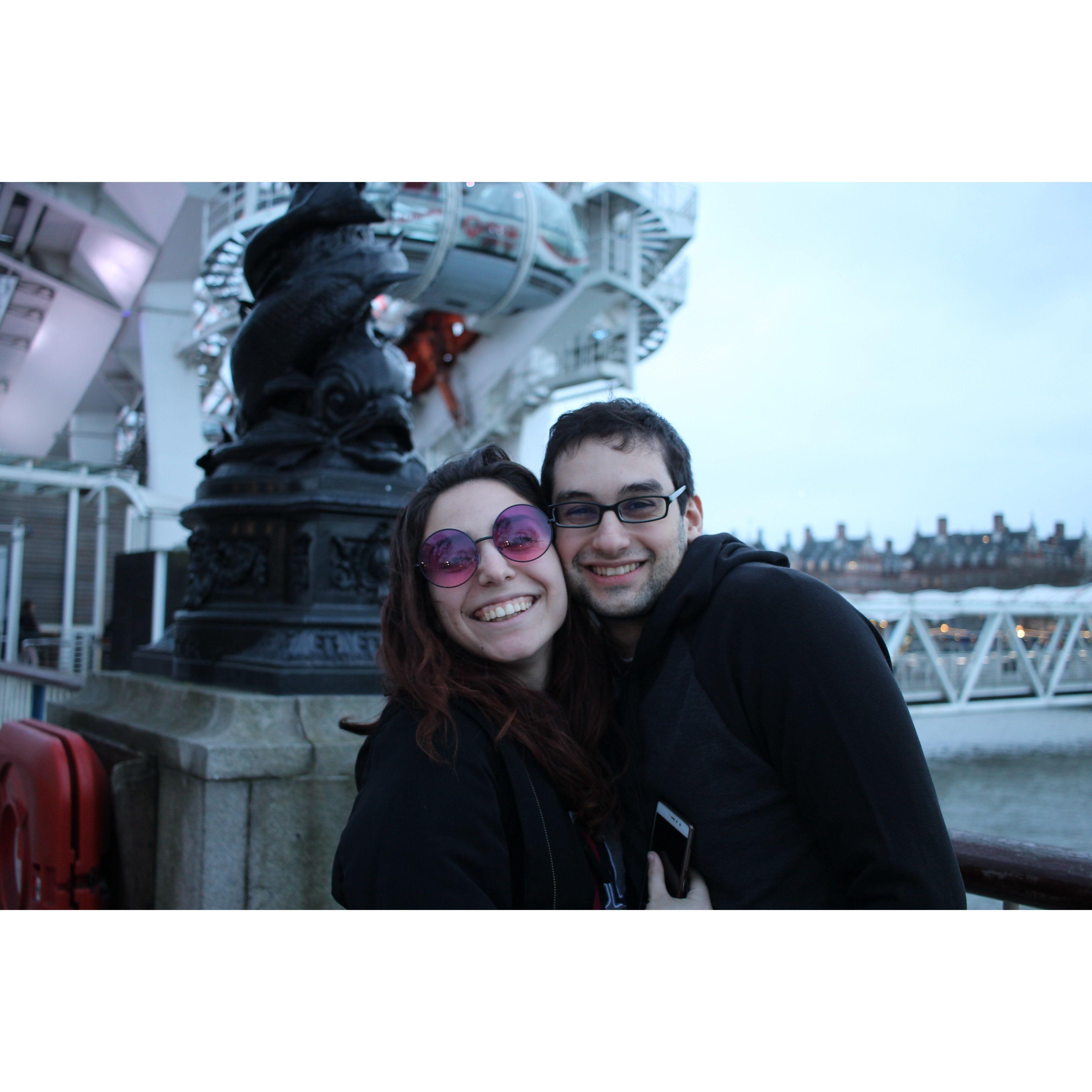 Our trip to London after ~1 year of dating!