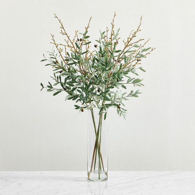 Composed Olive and Green Budding 48"