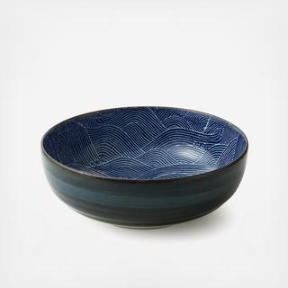 Aranami Blue Wave Serving Bowl