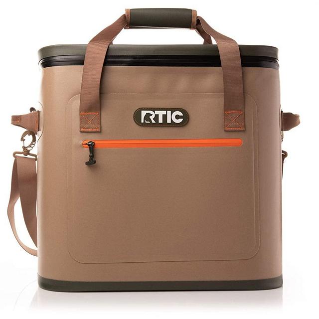 RTIC Insulated Soft Cooler Bag, Leak Proof Zipper, Keeps Ice Cold for Days, 40