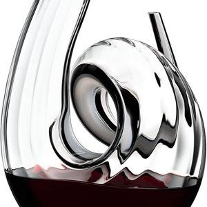 CURLY FATTO A MANO WINE DECANTER