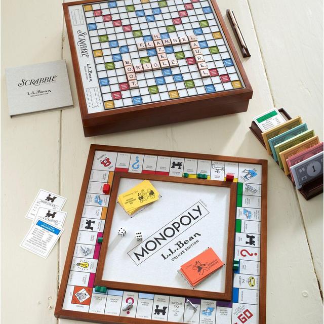 L.L.Bean Deluxe Scrabble/Monopoly