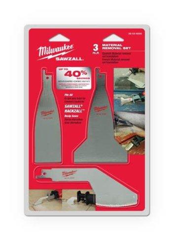 Milwaukee 49-22-5403 Material Removal Set, 3-Pack