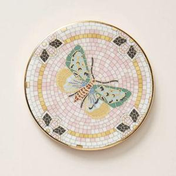 The Bistro Tile Stoneware Coaster: Garden Edition - BUTTERFLY
