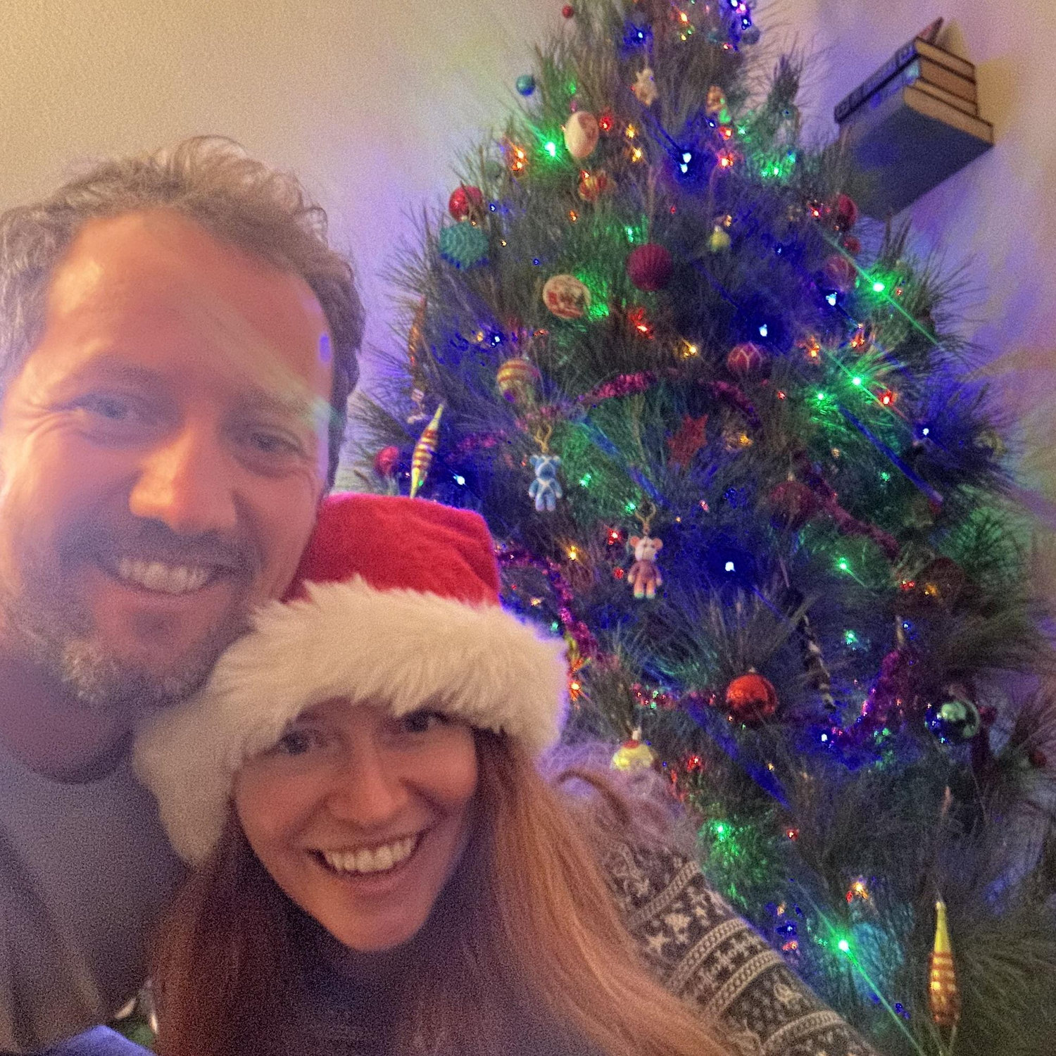 Our first (gigantic) Christmas tree!