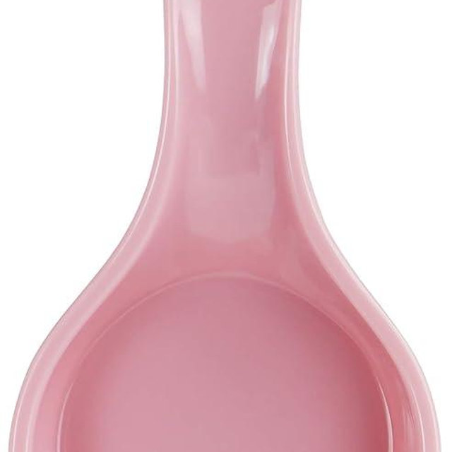 Reston Lloyd Rest Plastic Counter Stove Top Utensil Holder for Spoons, Ladle, Tong, 4 x 8, Pink