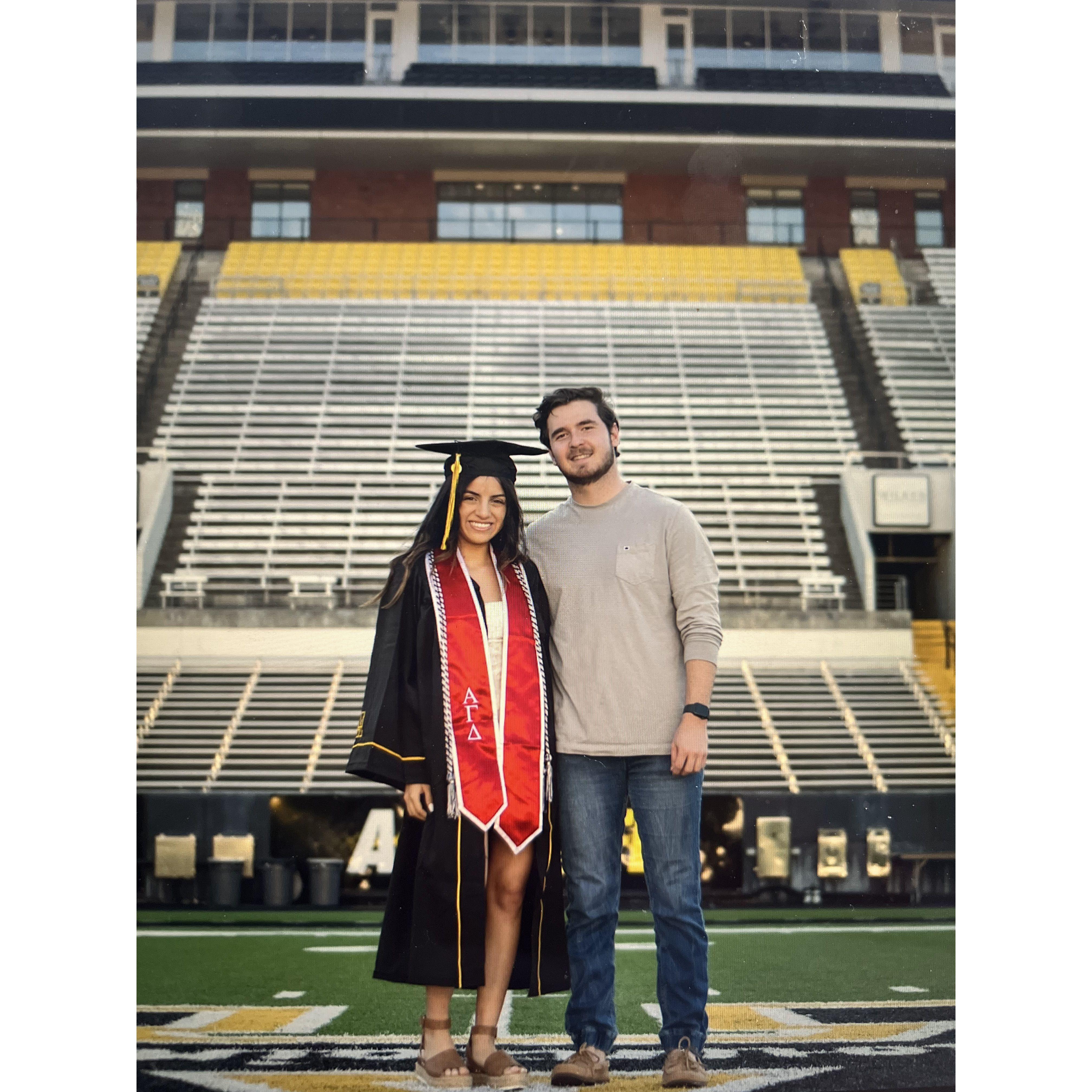 Photoshoot to celebrate the Bride graduating from Appalachain State
