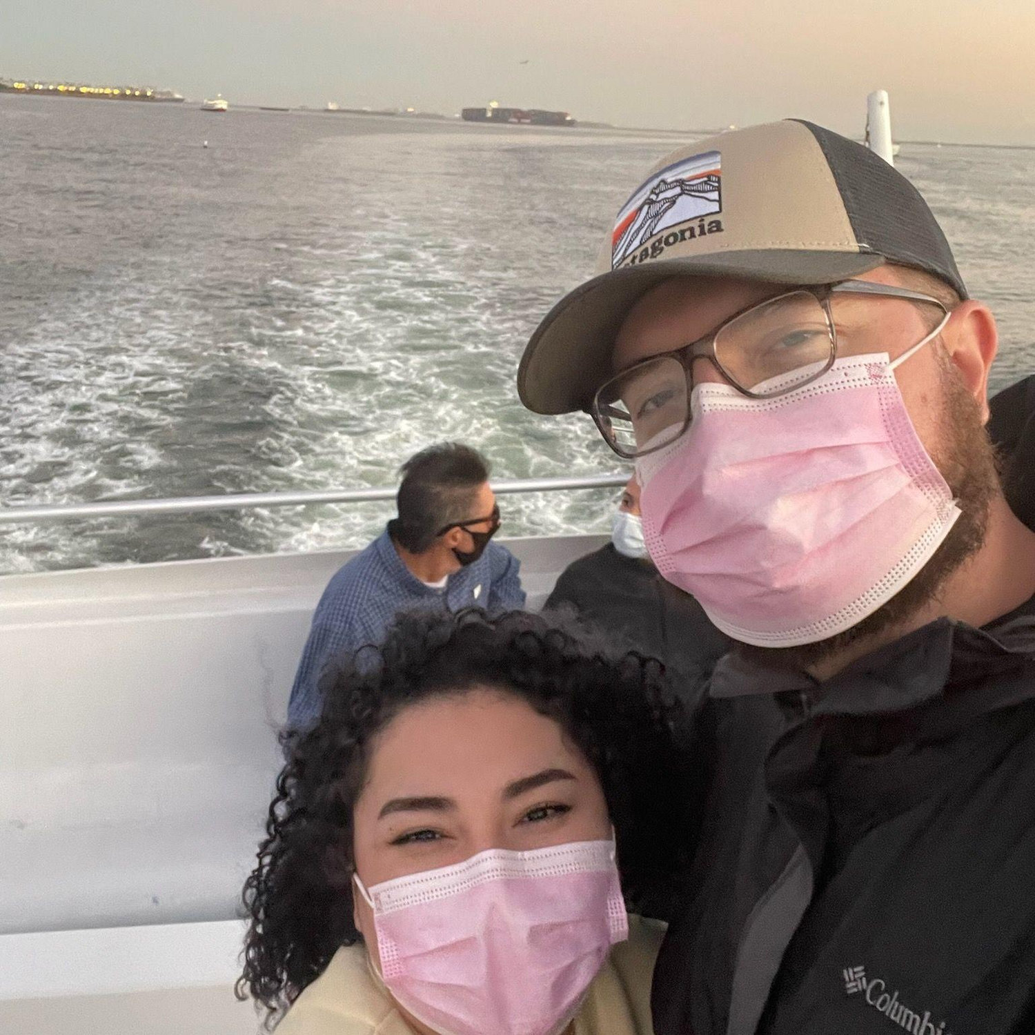 On the boat from Catalina back to Long beach.