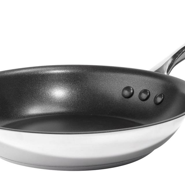 8" Stainless Steel Earth Pan by Ozeri with ETERNA, a 100% PFOA and APEO-Free Non-Stick Coating