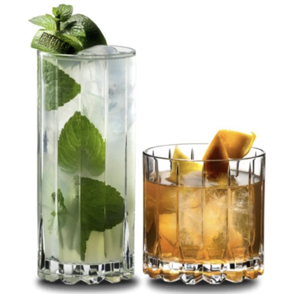 Drink Specific Glassware Rocks and Highballs (Set of 8)