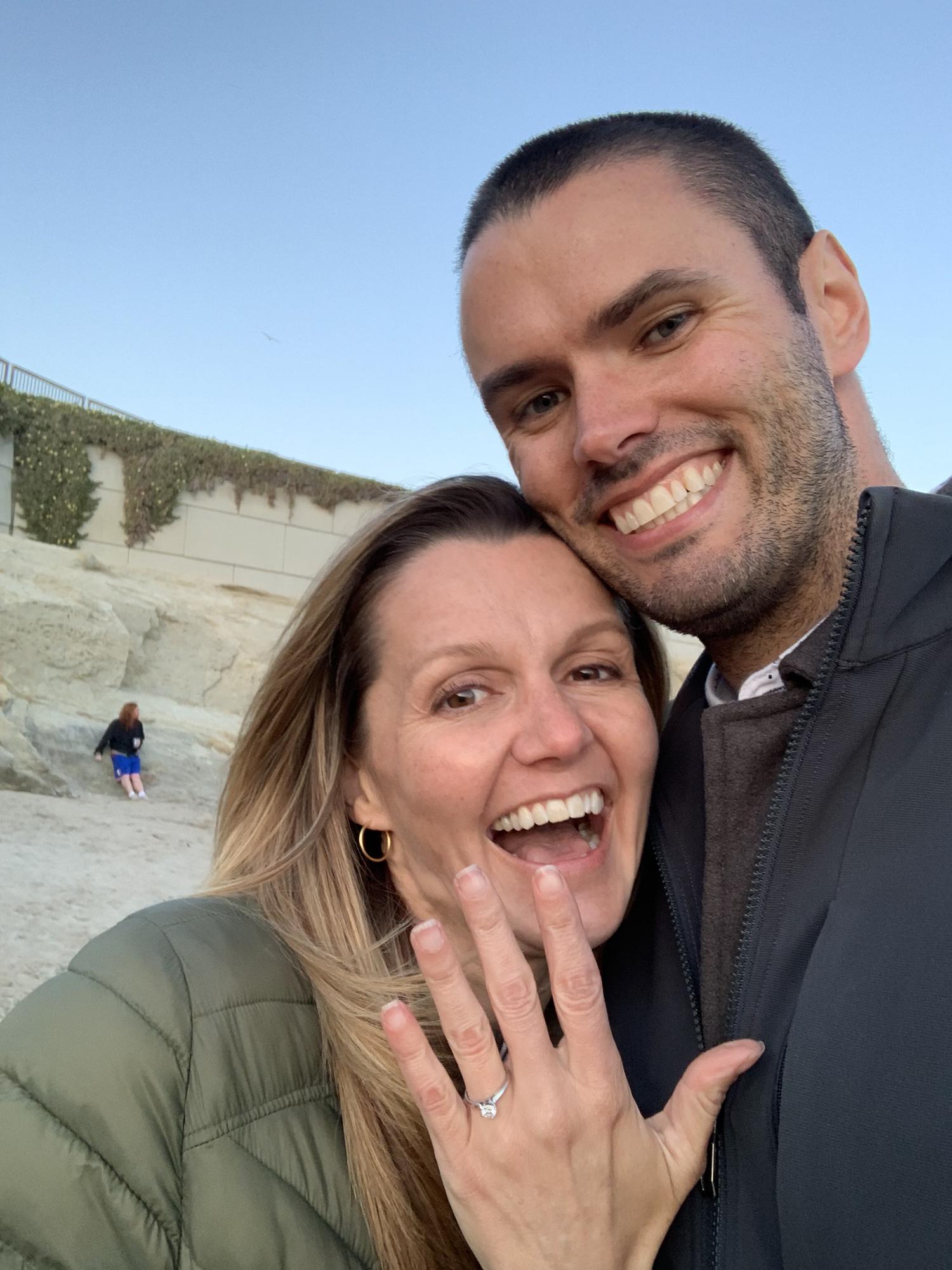 Engaged in Santa Cruz 5.1.21!